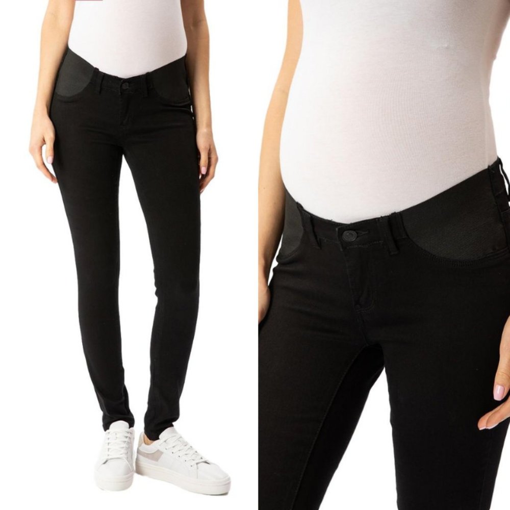 NWT KanCan Black Maternity Skinny Jeans